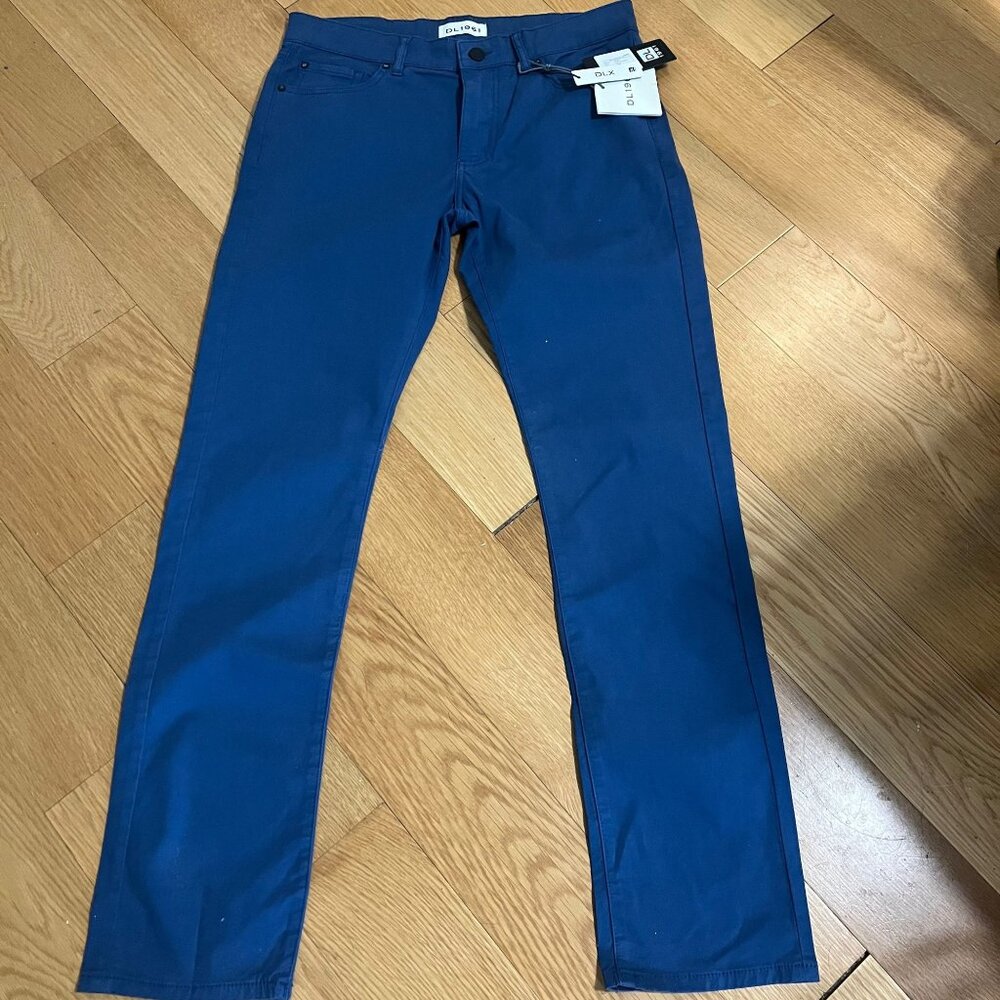 NWT DL 1961 Cobalt Russel Men's Slim Straight Denim Size 32